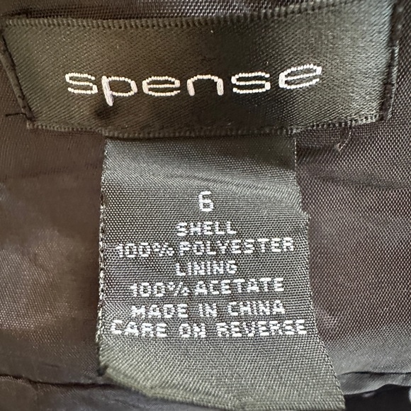 Spense Black and White Polka Dot Midi Dress - Picture 6 of 6